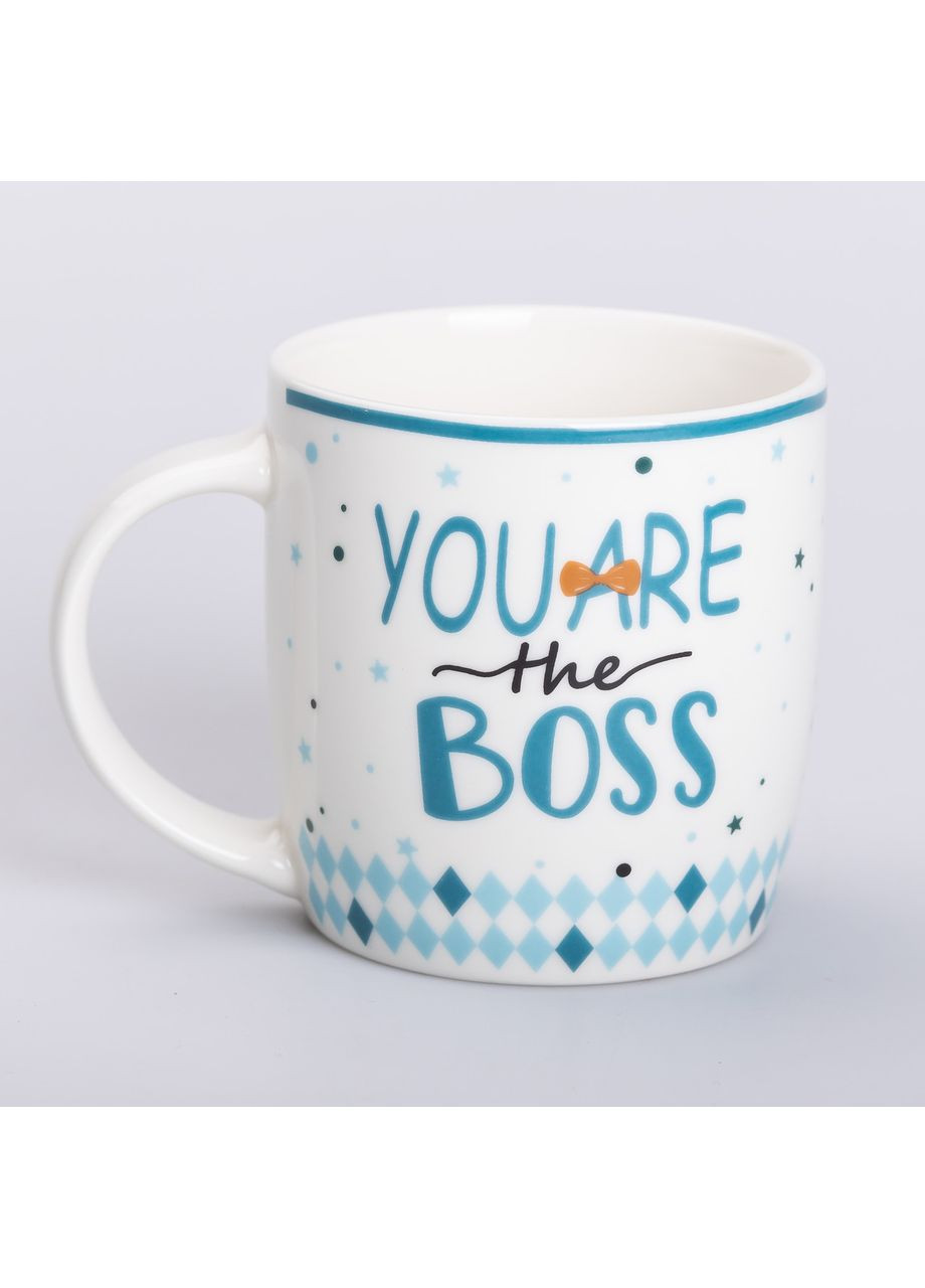 Чашка керамическая BOSS 450 (мл) для кофе и чая You are the boss Liling Rongxiang Ceramic (360454815)
