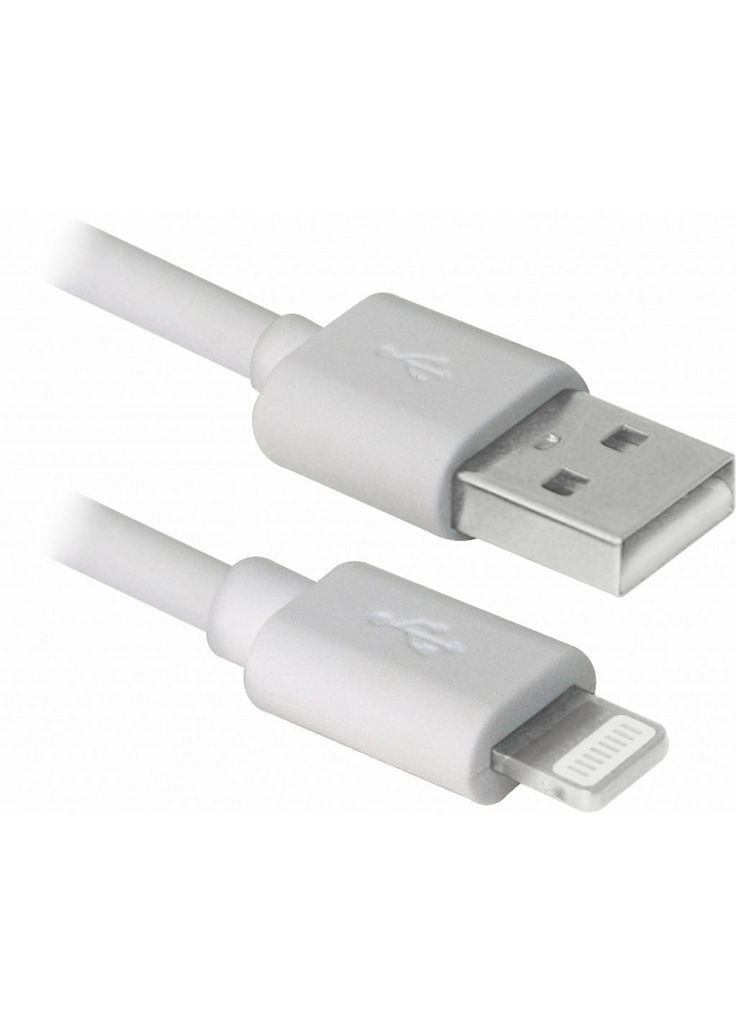 Дата кабель (m437089) Real-El USB-C to Lightning 1.0m MFI TPE White (367062767)