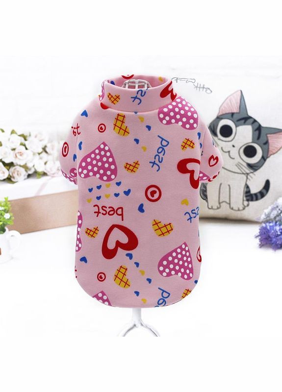 Футболка для собак Pet Style "Серця" Рожева XL No Brand - (323233694)