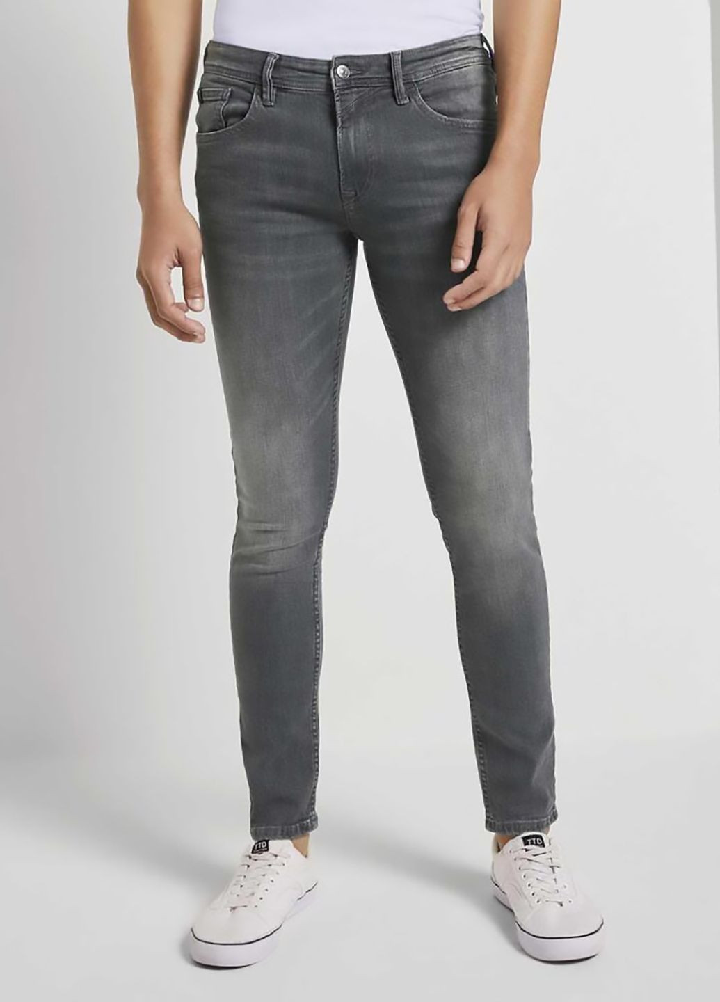 Серые демисезонные джинсы Tom Tailor