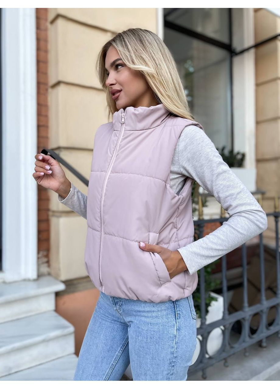 Базовая жилетка женская на синтепоне 150 (Замеры в описании) GD/GL Модний простір (366883257)