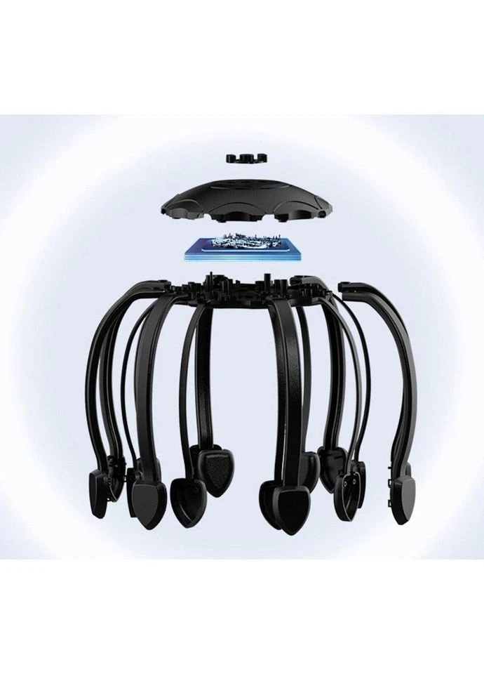 Масажер для голови Head Massager 4 Motor Black [105677] Xiaomi (399338013)