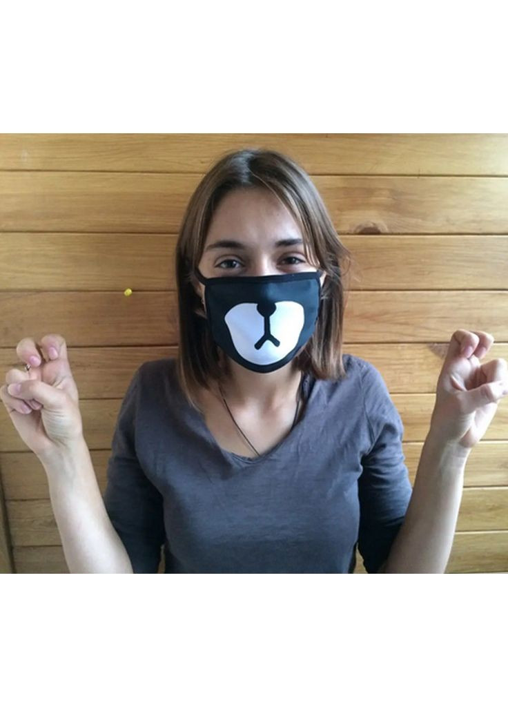 Маска захисна на обличчя Панда Exo Пак Чан Йоль косплей 17х11 см (ms087) No Brand (360802130)