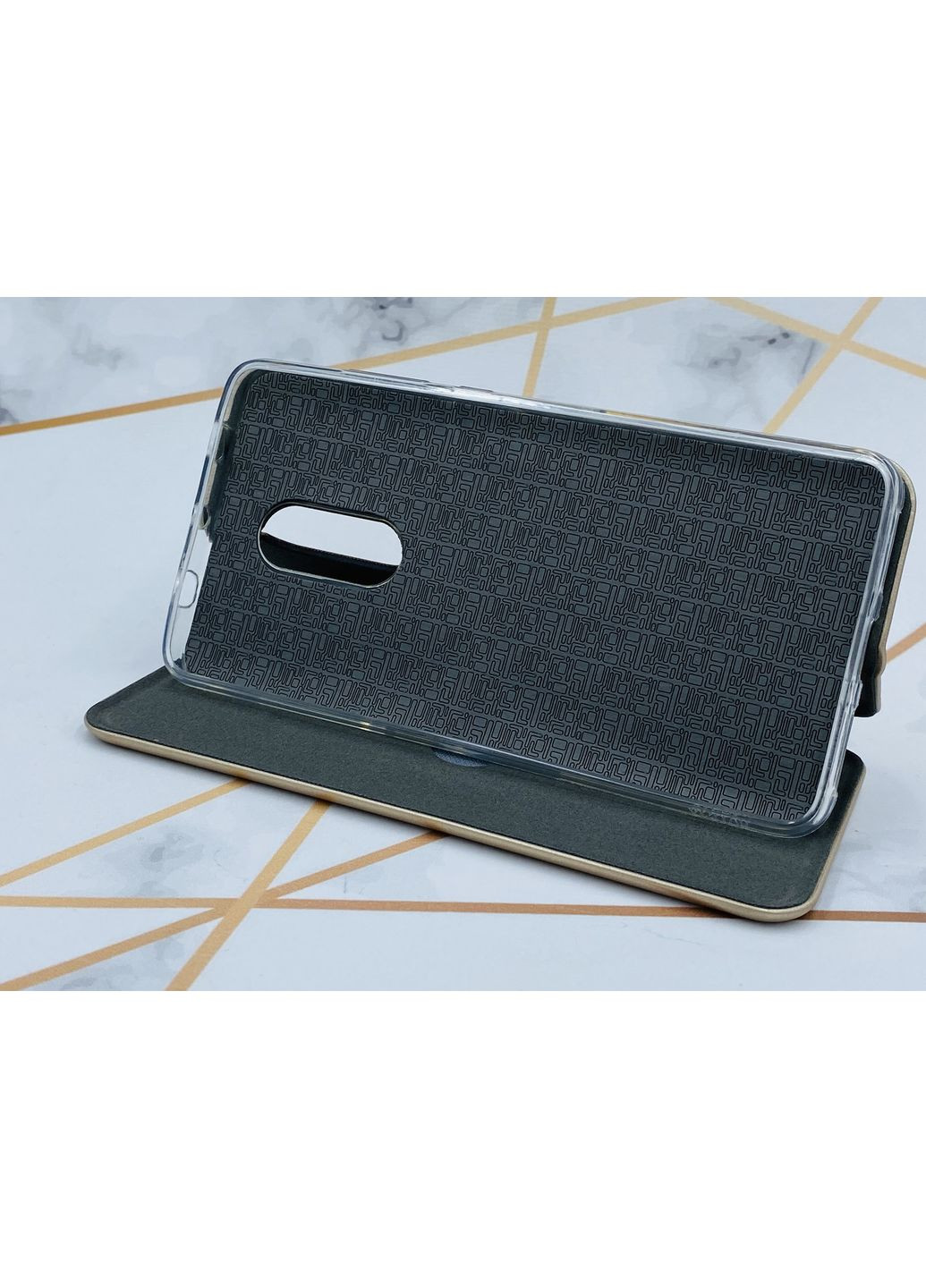 Чохол-книжка з малюнком для Xiaomi Redmi Note 4 / 4X Золотий:: Квіти польові (принт 363) Creative (355398320)