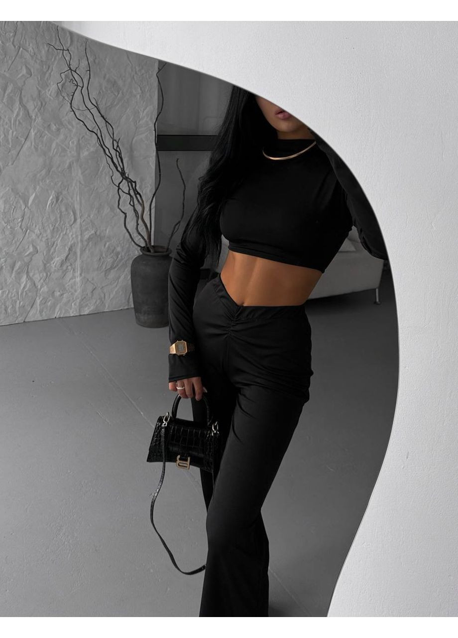 💫 Стильный костюм с драпировкой - акцент на женственность Размерная сетка в описании DK/DL Мода без кордонів (364965769)