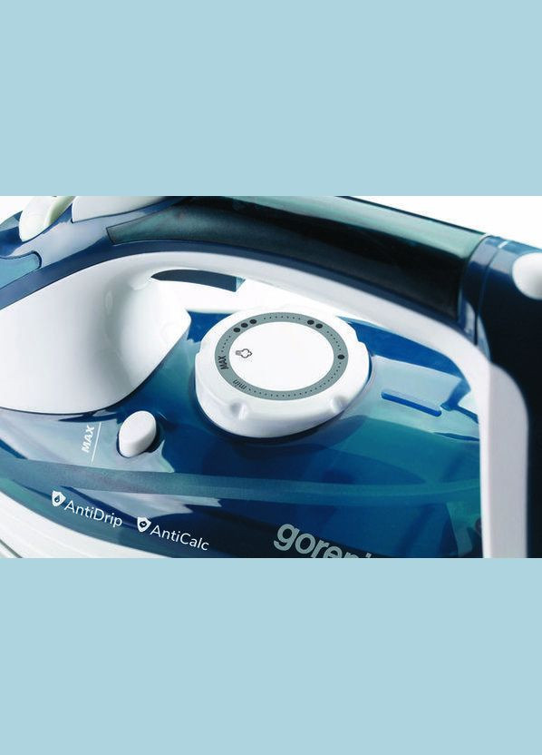 Утюг SIH 2800TQC синяя паровая керамическая с самоочисткой 2800 Вт Gorenje (330829973)
