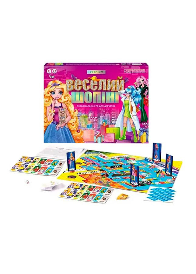 Настільна розважальна гра "Веселий шопінг" G-VS-01-01U рус Danko Toys (302385414)