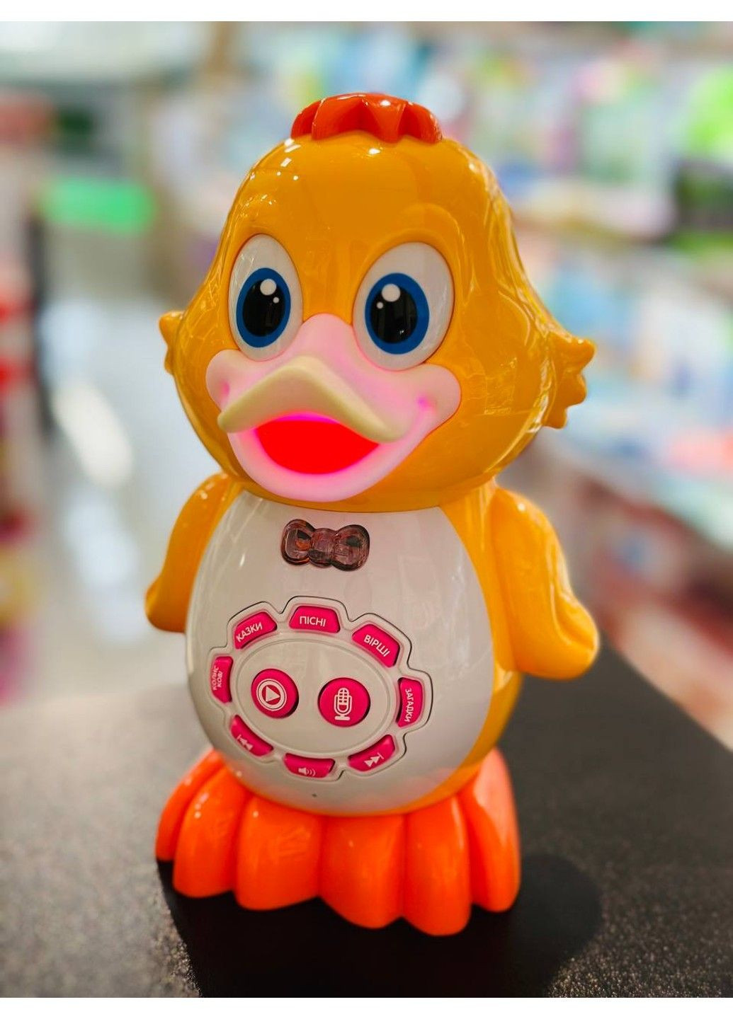 Інтерактивна іграшка FT 0042 Аудіо-казки, сенс.,навч.,муз.(укр.),світло,бат.,кор.,16-27-15см Limo Toy (297129226)