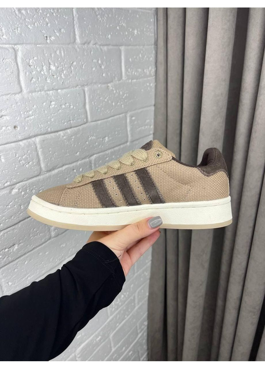 Бежеві Осінні кросівки чоловічі adidas campus 00s brown beige адідас кампус No Brand