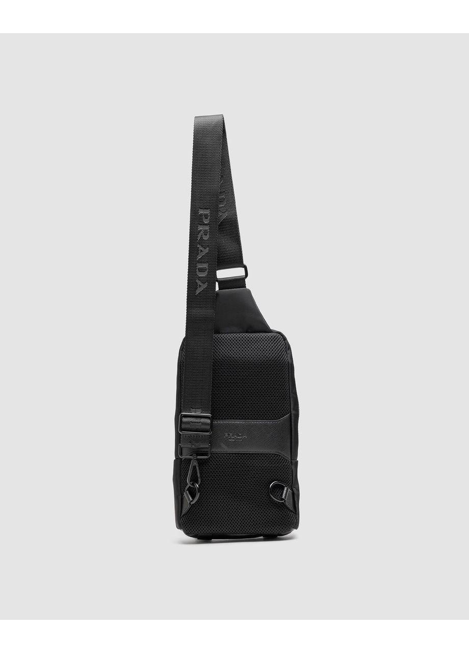 Сумка чоловіча Prada Black Nylon Crossbody Bag No Brand (355342233)
