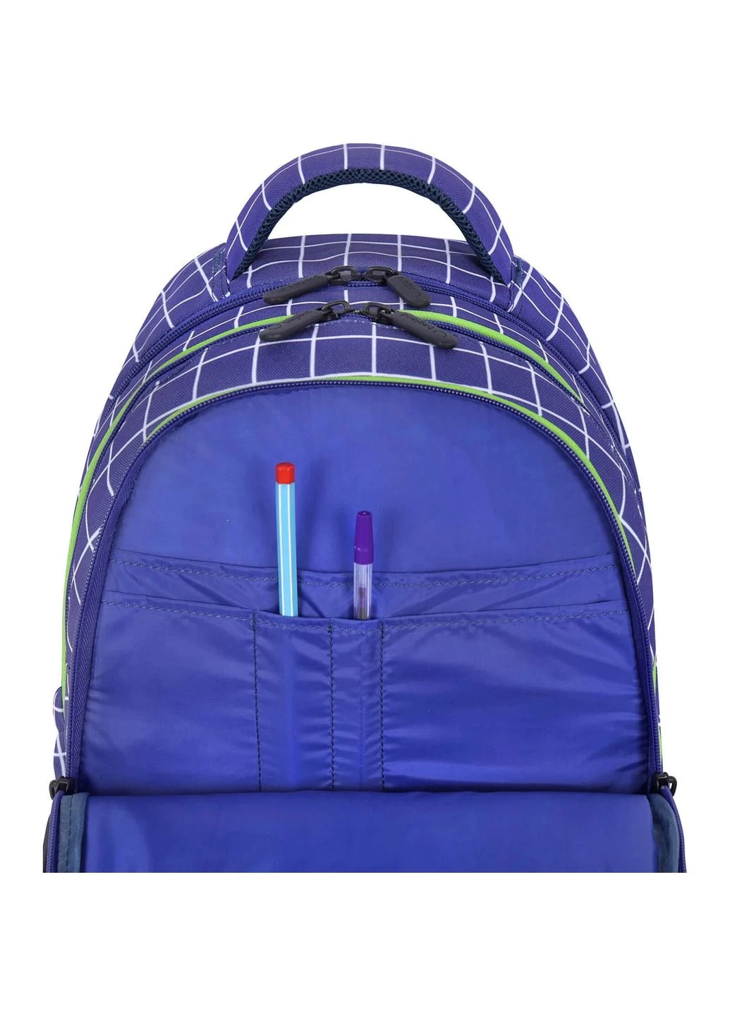 Рюкзак школьный Bagland Butterfly 21 л Оксфорд 600D W/R 37x28x20 см синий No Brand (401717637)