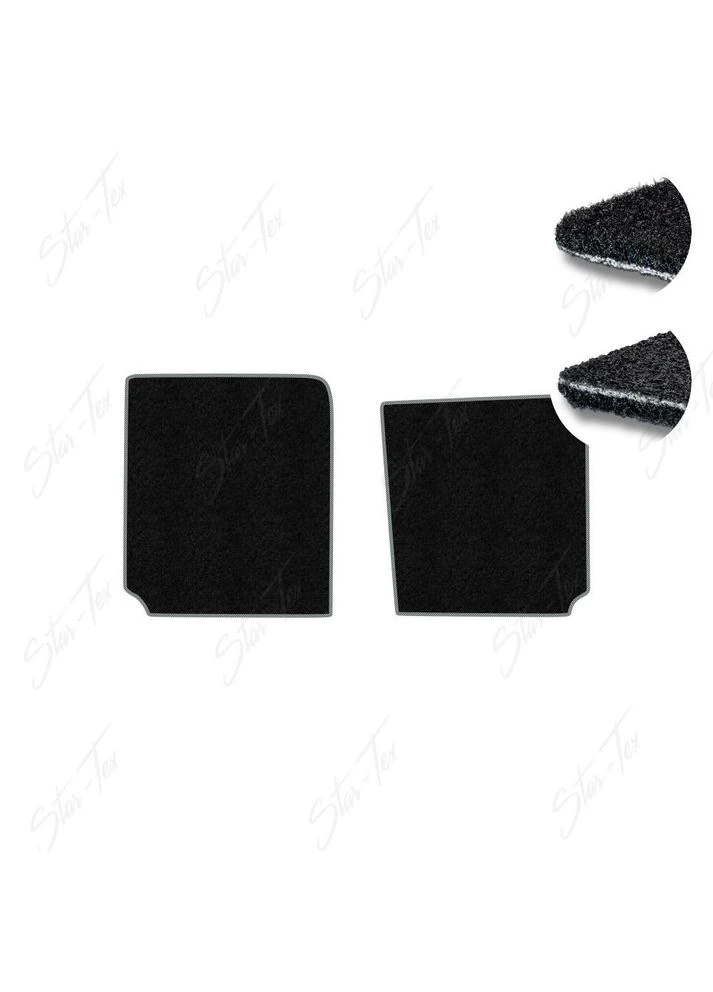 Килимки на 3-й рядок на Opel Zafira B (2005 - 2014) текстиль/Ciak Чорний + Сірий Star-Tex (385097669)
