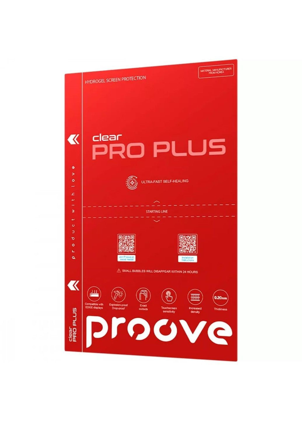 Защитная гидрогелевая пленка Hydrogel Screen Protection PRO PLUS (сlear) для Samsung ZFold6 Proove (387745268)