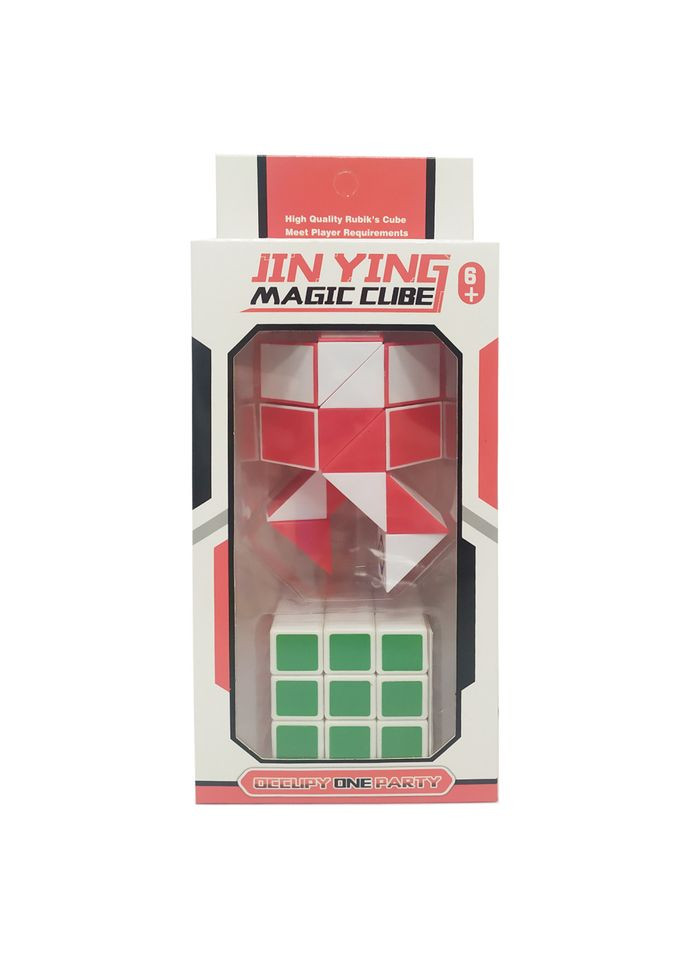 Кубик зі змійкою T1110 в коробці, пластик Червоний Bambi (301835048)