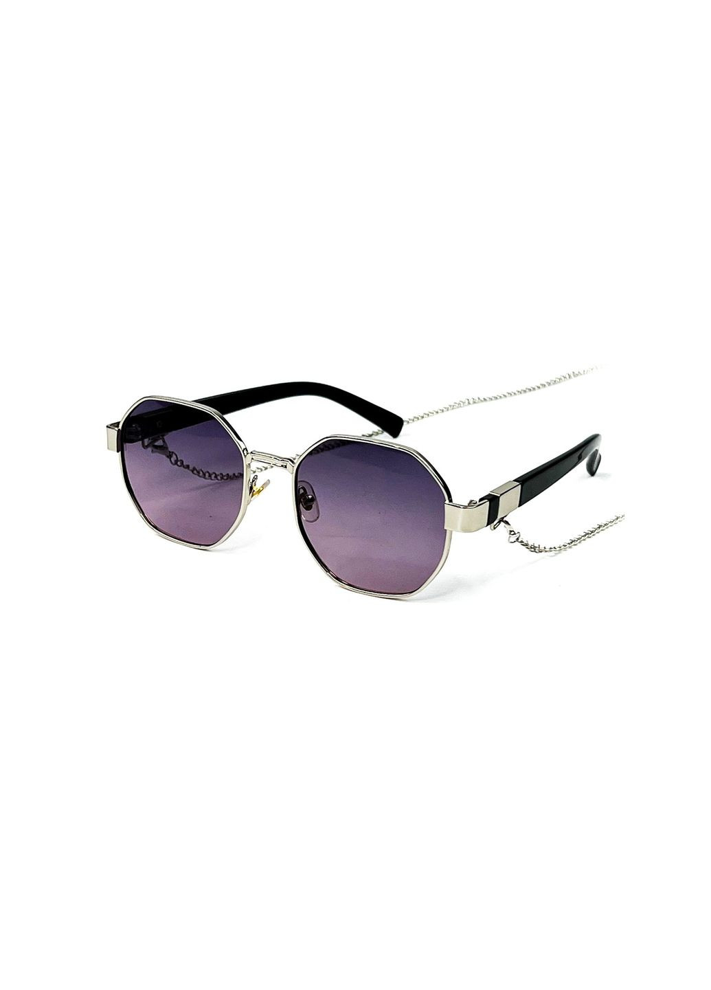 Солнцезащитные очки с поляризацией и цепочкой Фэшн-классика женские LuckyLOOK 389-427 (291884055)
