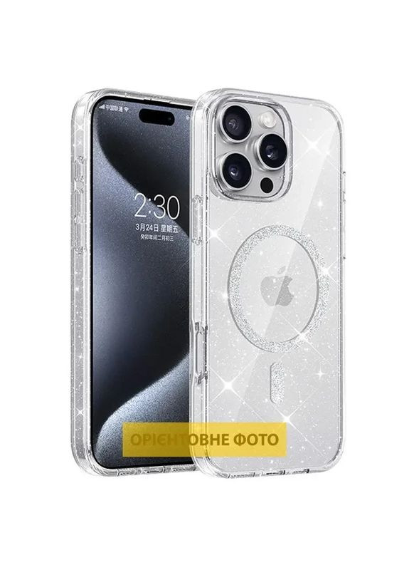 Чохол TPU Eclipse Sparkle (MagFit) для Apple iPhone 17 Pro (6.3") Clear Epik (372689589)