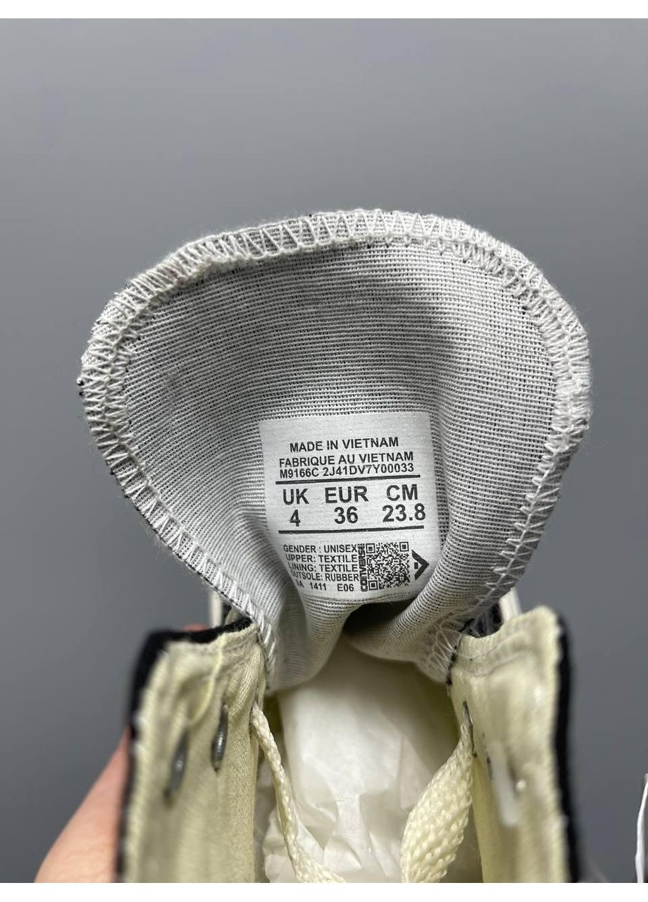 Белые демисезонные кеды мужские converse comme des garçons play x конверс No Brand