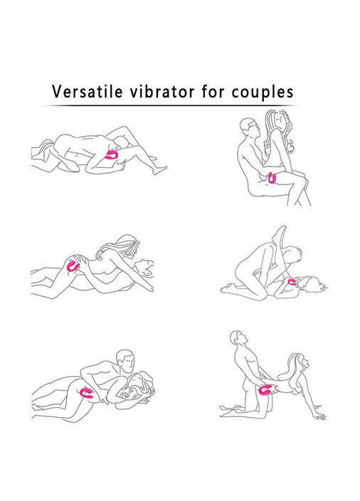 Вибратор для пар G-Sex USB Фуксия No Brand (370612030)