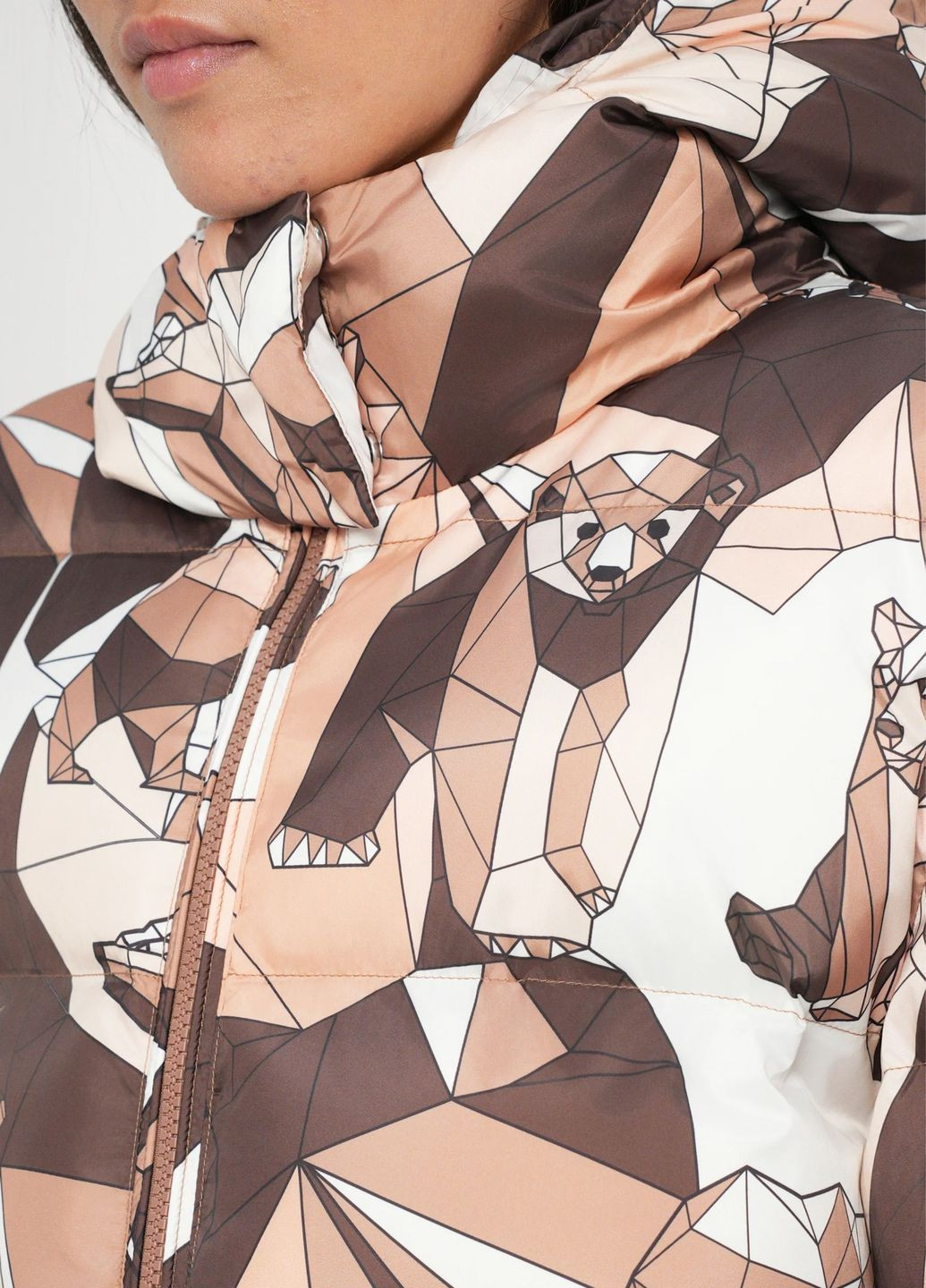 Комбінована зимня куртка Emporio Armani