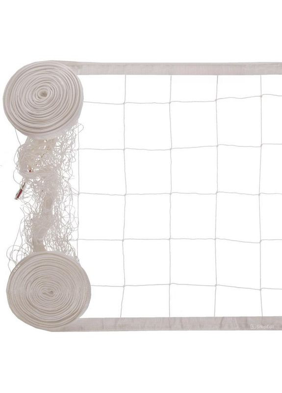 Сетка для волейбола «ПРЕМИУМ 15 НОРМА» (PP, d-4мм, р-р 9x0,9м, ячейка 15x15см, с металл. тросом, SP-Planeta (361435809)