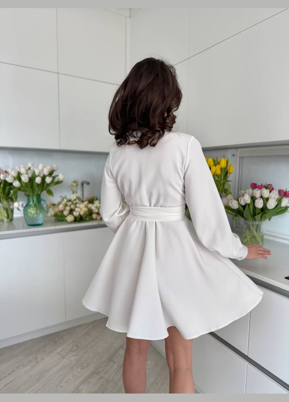 Молочна ділова, повсякденний, кежуал, вечірня жіноча сукня кльош No Brand