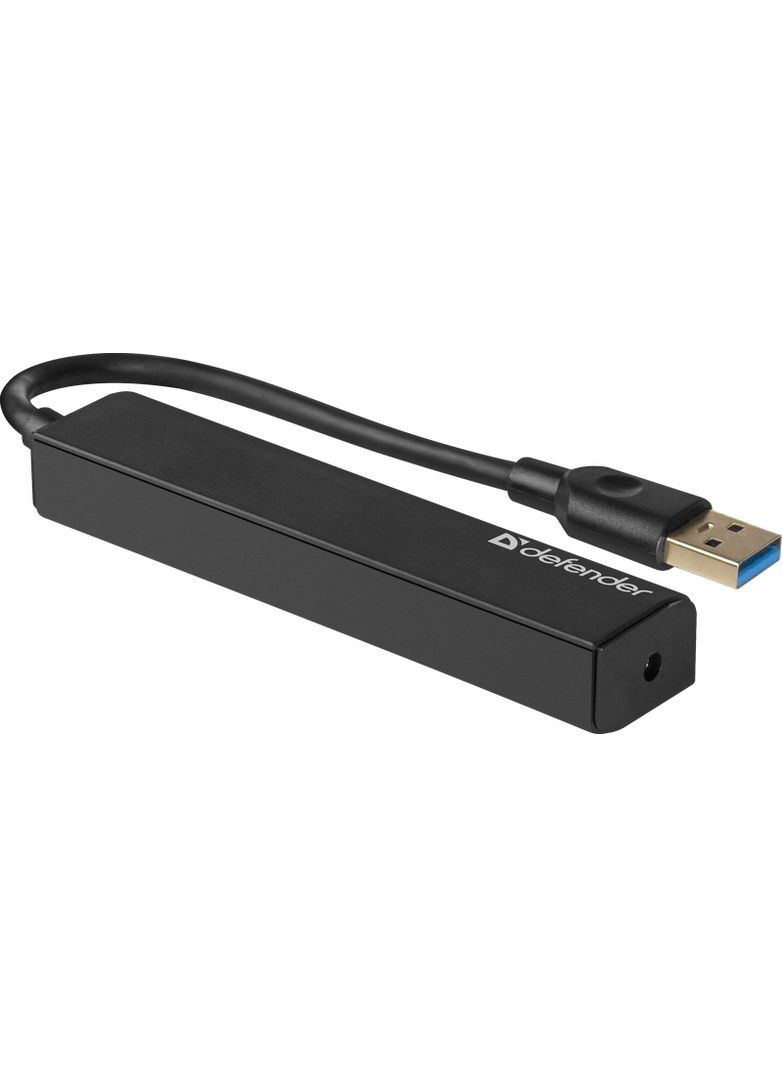 Хаб USB 3.0 -> 4xUSB 3.0 Black Defender (315502700)