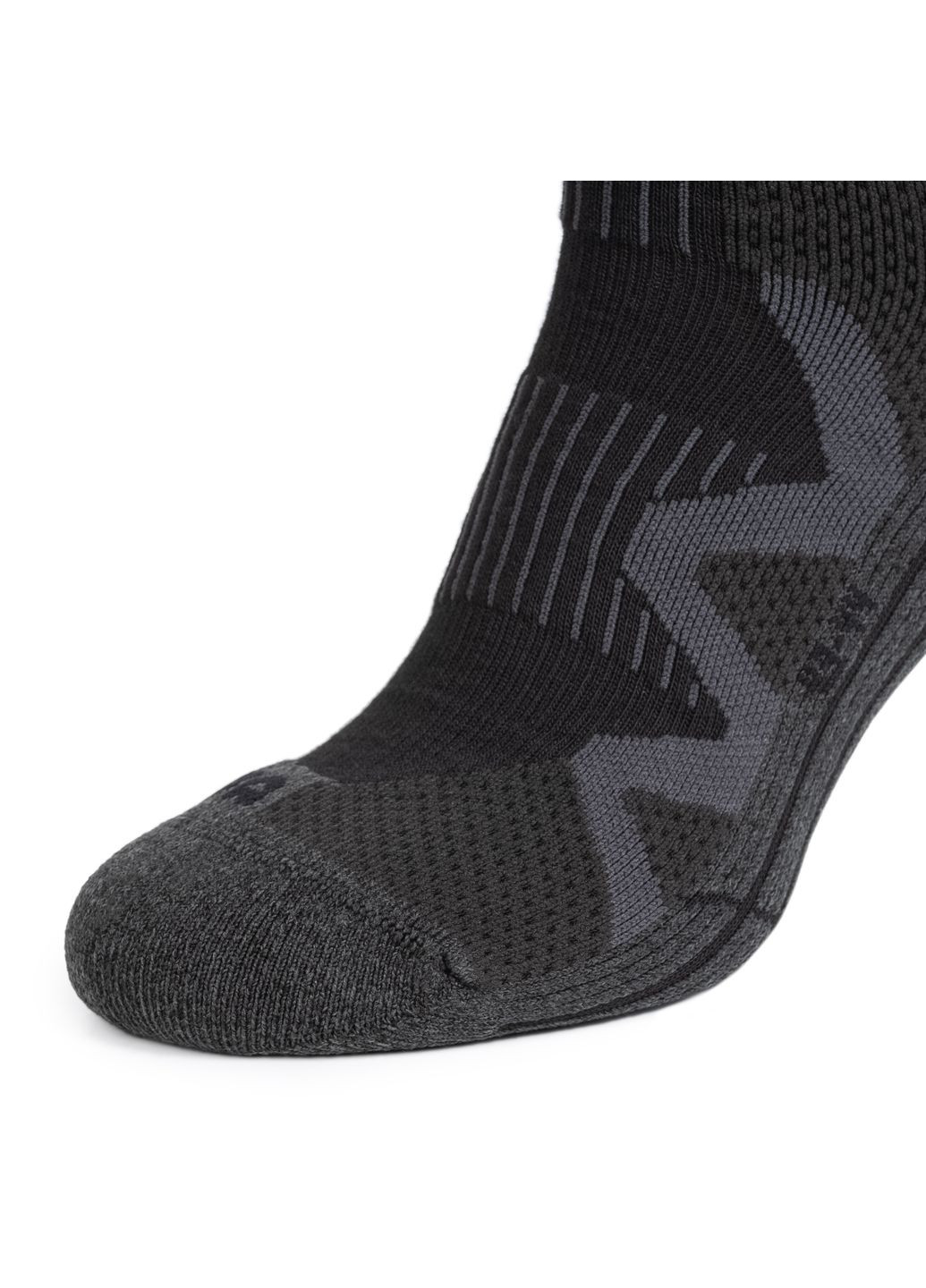 Чёрные носки треккинговые compression pro black Lowa (339768003)