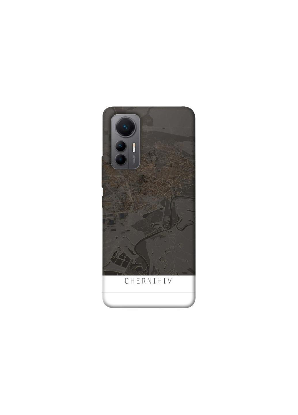 Чохол на Xiaomi 12 Lite Chernihiv map Frontalka (365303200)