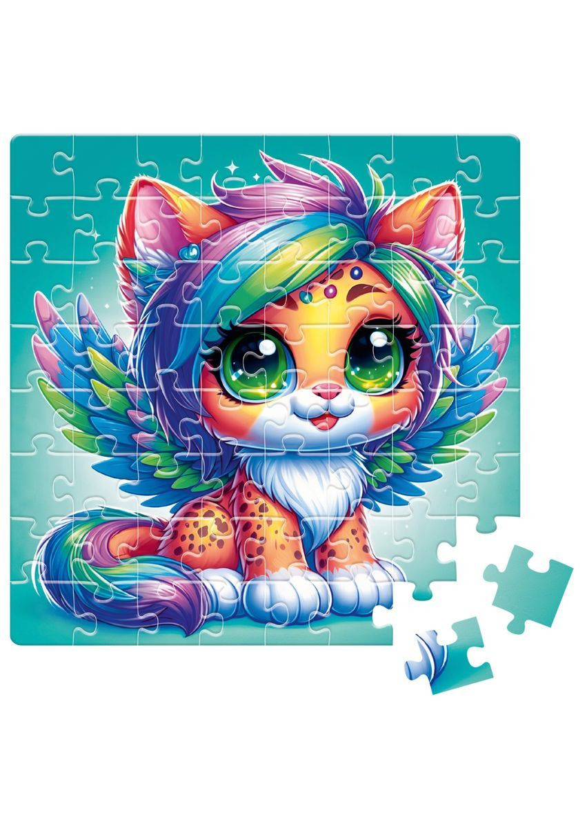 Пазли De.tail. Казковий леопардик. 64 деталі DT1234-23 Vladi toys (366683134)