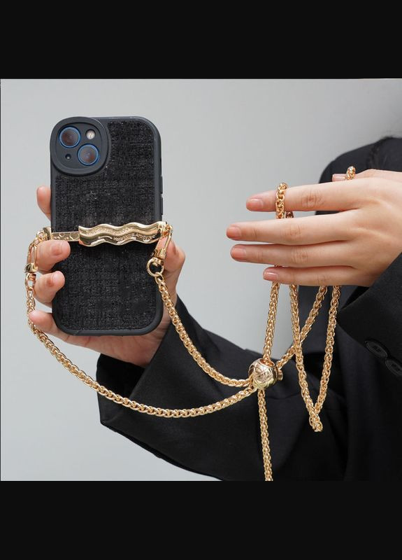 Витончений ремінець-ланцюжок для телефону з універсальним затискачем від 60 до 120 см No Brand (328958135)