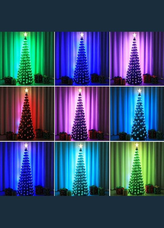Рождественская искусственная елка 120 см с 176 LED подсветкой USB и Bluetooth APP управления SunLamp (304610422)