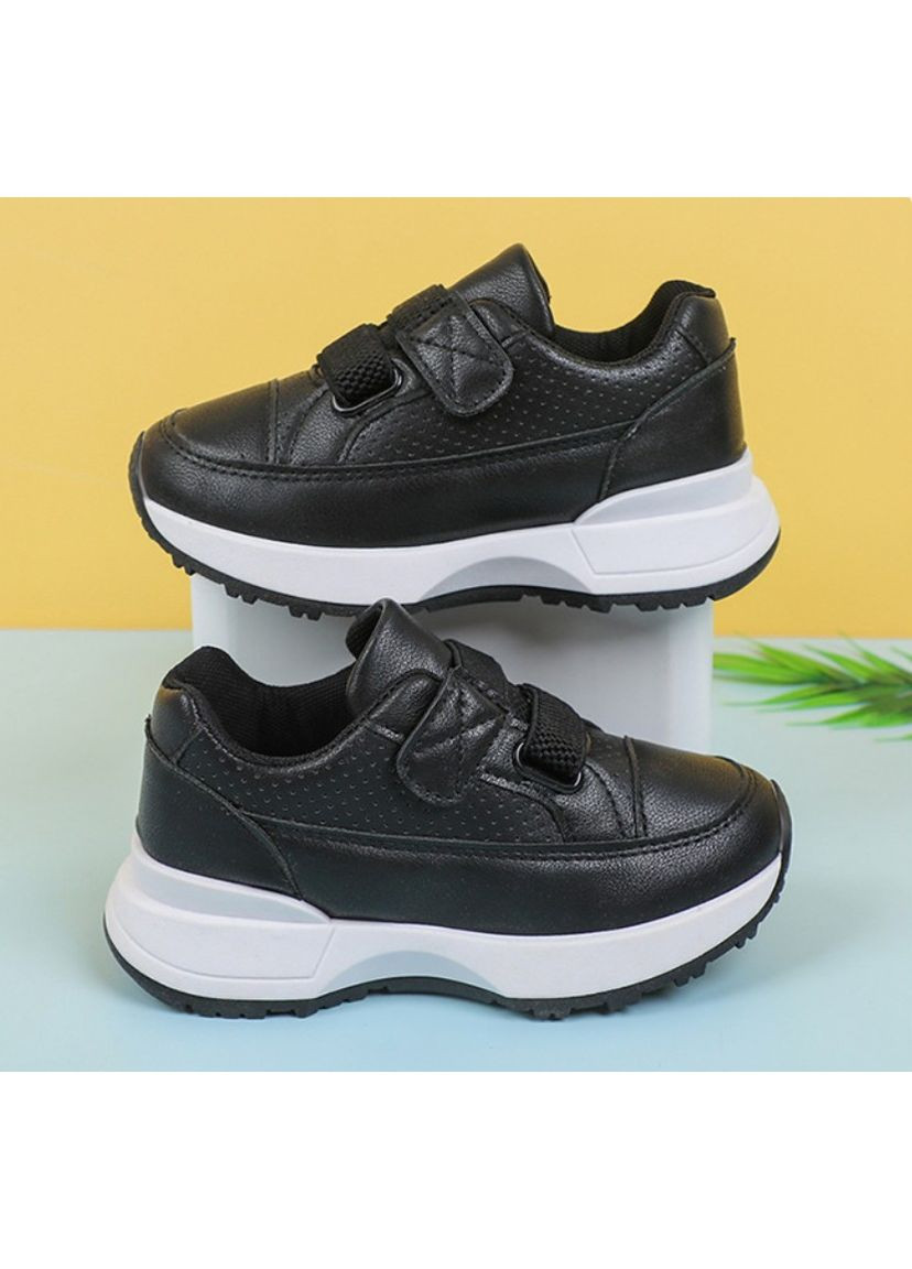 Цветные всесезонные кроссовки детские на осень bbh, черный No Brand