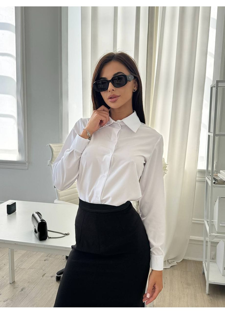 Класична жіноча сорочка — ЗАМІРИ В ОПИСІ GD/GL Модний простір (370146901)