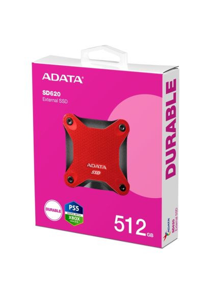 Накопичувач SSD USB 3.2 512GB SD620 (SD620-512GCRD) ADATA USB 3.2 512GB SD620 (366694426)