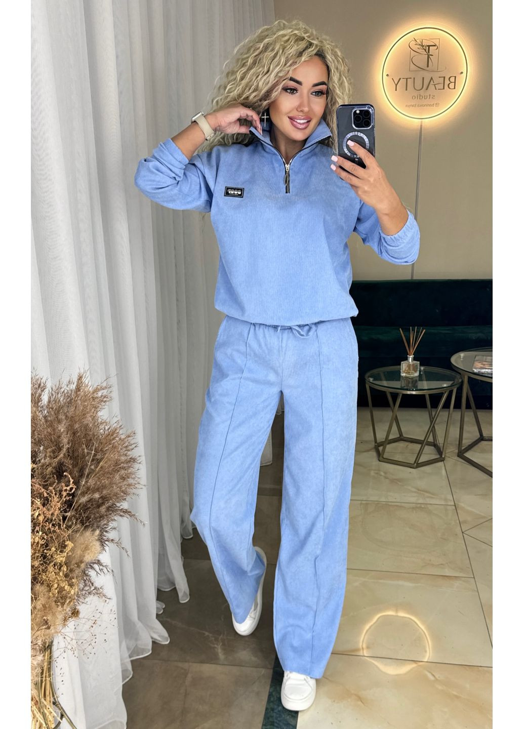 Костюм (толстовка, штани), колір Блакитний No Brand (361147094)