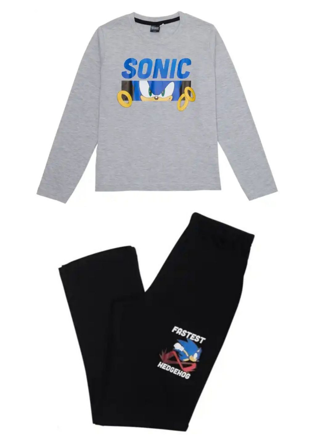 Комбінована всесезон піжама для хлопчика Sonic