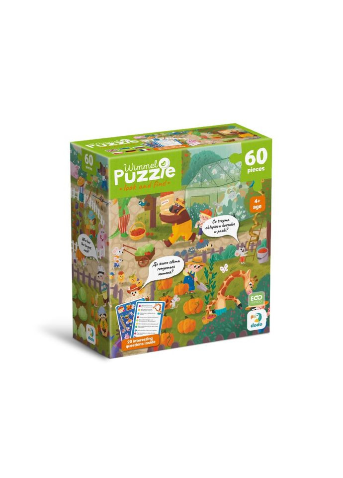 Дитячий віммельпазл "Літо у селі" 300659, 60 елементів DoDo Toys (367965933)