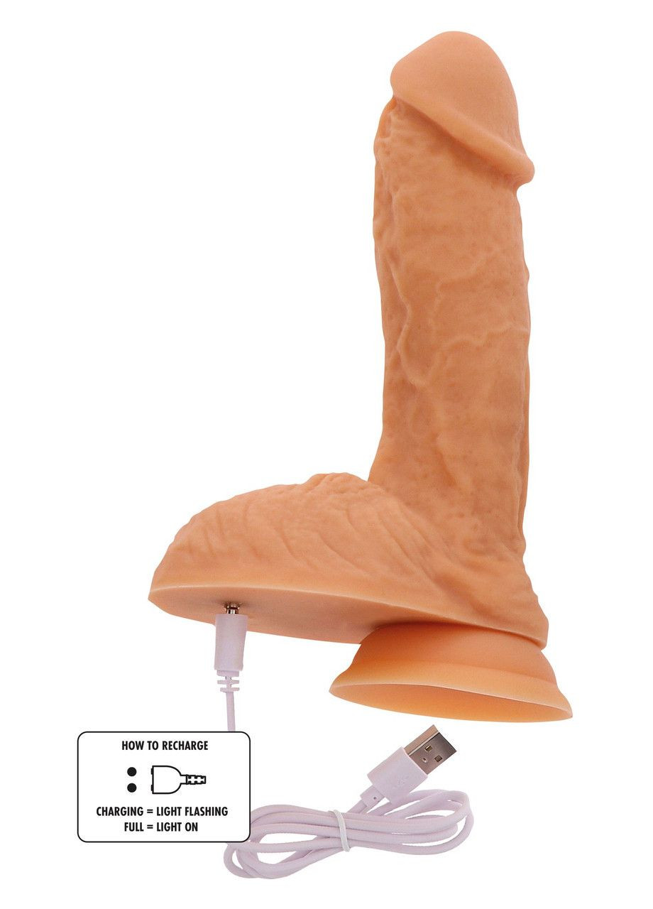 Реалістичний вібратор Toy Joy Get Real Naked з присоскою та пультом управління No Brand (330617755)