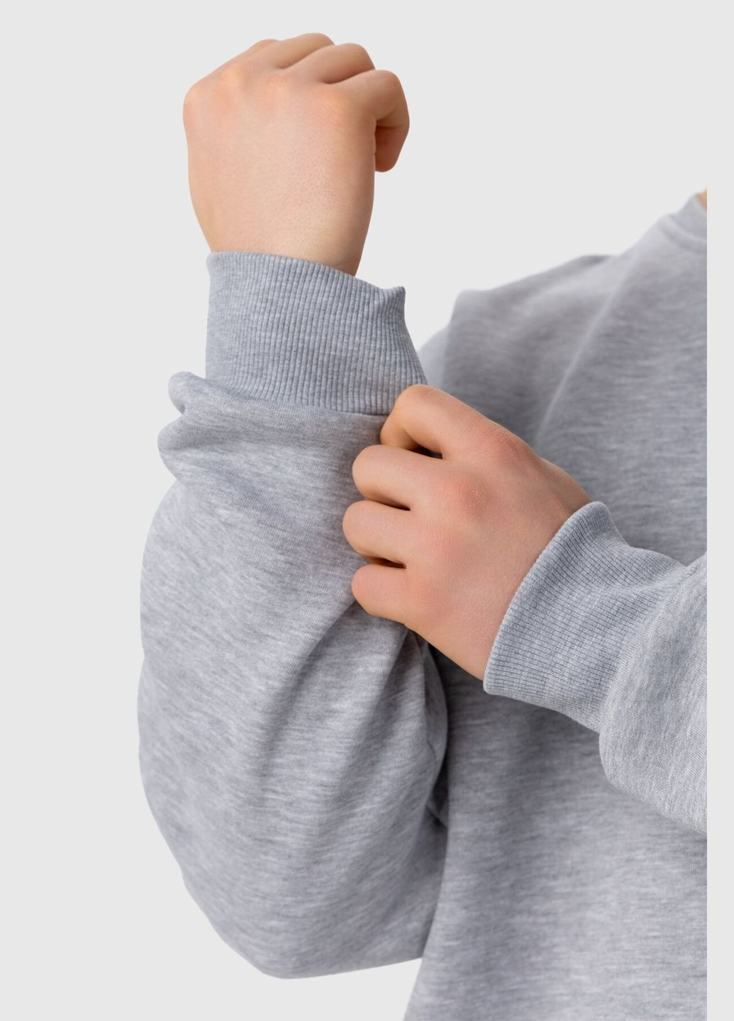 Серый свитшот мужской dms-040 baza серый (2000990058447w) shop (2000990058447) Demos (315965738)