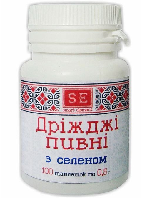 Харчова добавка "Пивні дріжджі з селеном" 0.5 г 100шт (1438449-31107346) Фармаком (368642106)