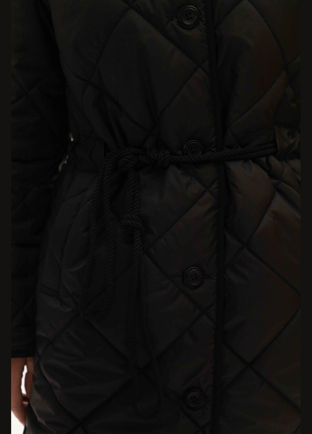 Чорне демісезонне Пальто Чорний Демісезон Повсякденний Alberto Bini