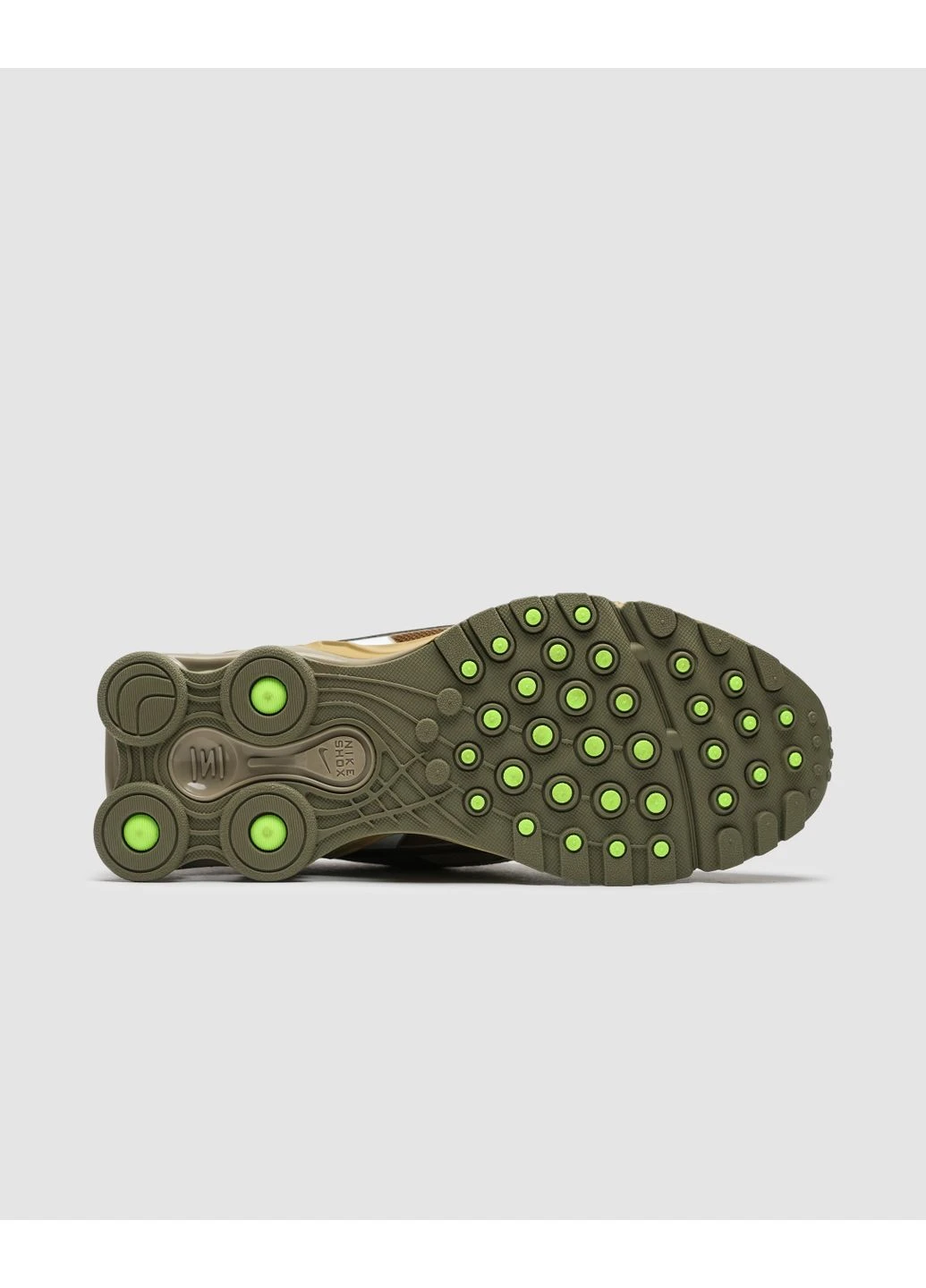 Зелені кросівки чоловічі nike shox ride 2 x supreme khaki найк шокс райд 2 зелені демісезон No Brand