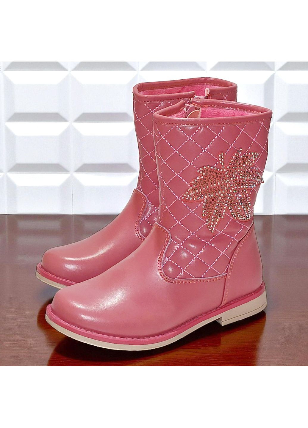 Утеплені ортопедичні демісезонні черевики на флісі для дівчинки Казка L&D (360713847)