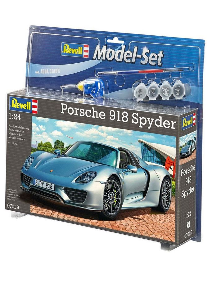 Сборная модель Набор автомобиль Porsche 918 Spyder уровень 4 масштаб 1:24 (RVL67026) Revell _67026 (315402962)