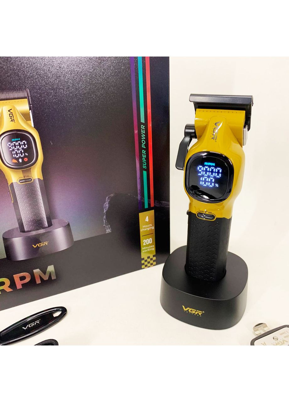 Машинка для стрижки акумуляторна V-886C GOLD VGR (369612508)