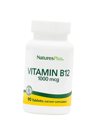 Витамин В12, Метилкобаламин, Vitamin B12 1000, 90таб (36375169) Nature's Plus (293255719)