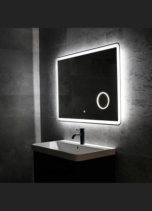 Дзеркало LED DE-M3051 120смх75см, підігрів + збільшувальна лінза Dusel (316720477)