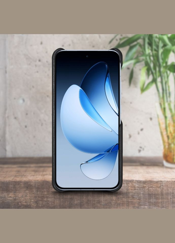 Шкіряна накладка Cover для OPPO Reno13 Чорний (78280) Stenk (316651237)