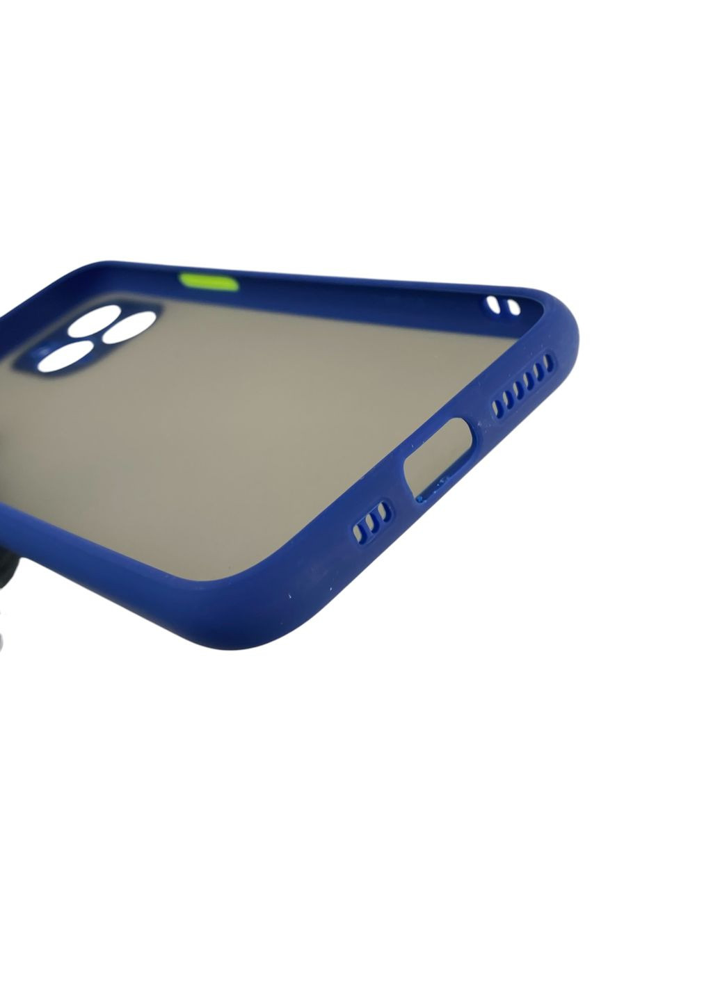 Чохол для телефона iPhone 11 Pro з високими бортами із захистом камери на айфон 11 про темно-синій Apple (366231632)