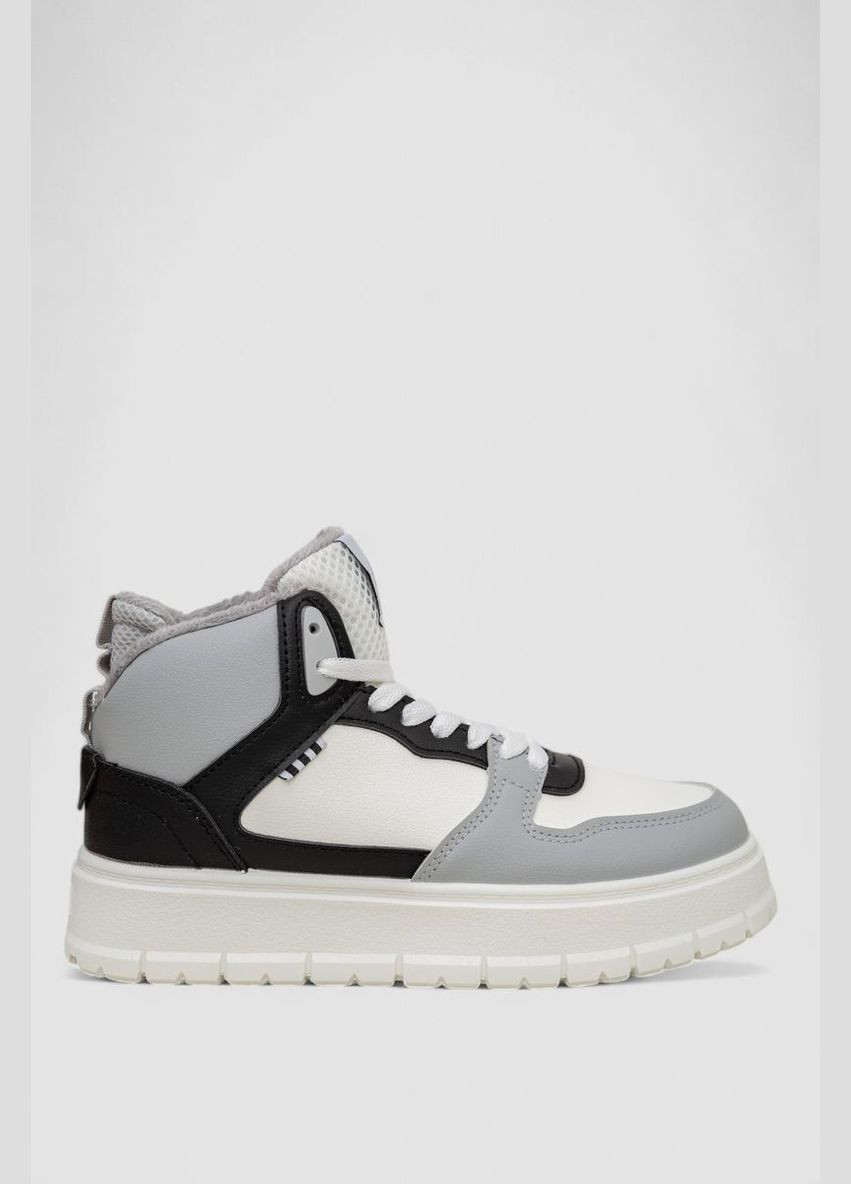 Кроссовки женские на меху Ager 248RMB09 серые демисезоны (340249636)